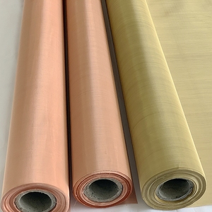 Lưới Đồng dệt che chắn EMF tinh khiết Net Internet lá 200 lưới tốt màu đỏ 250 mehsh <span class=keywords><strong>150</strong></span> 200 dây cuộn lưới Đồng - Product Image 6