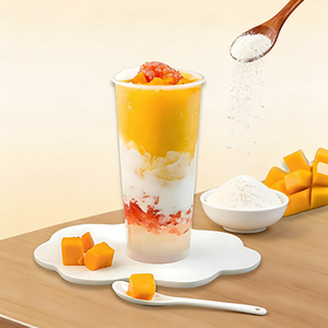 ผงชานมรสแมงโก้ ส้มโอ <span class=keywords><strong>สาคู</strong></span> ผสมไข่มุกทอปาโยก้า รสชาติเข้มข้นจากผลไม้ เหมาะสำหรับทำของหวานและเครื่องดื่มสมูทตี้ - Product Image 1