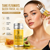 Bâton de cire capillaire unisexe végétalien, biologique, hypoallergénique et anti-frisottis à base de plantes pour enfants, OEM/ODM, Lotion coiffante sous marque privée