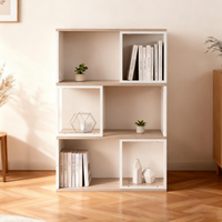 Bureau convertible classique moderne en fer avec étagères de rangement pour la maison, le bureau et l'hôtel BS-N2402A