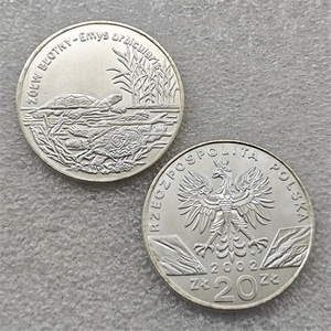 1995-2003 Polandia 20 Zl Koin Hewan Dunia Gaya Antik Koin Peringatan, Hadiah, Dekorasi Rumah - Product Image 3