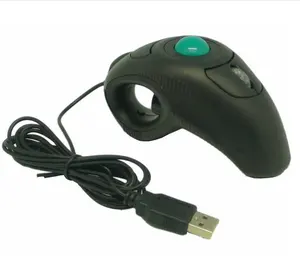 4D air trackball USB wire laser ergnomic mouse for training center computer