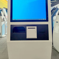Kiosco de Autoregistro para Aeropuertos de 32 Pulgadas con Escáner de Pasaportes e Impresora de Boletos