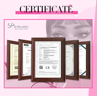 SP EYELSAH C D Courbure Cils en Cluster Wispy Vente en Gros Marque Privée Faux Vison Effet 3D Mélangé Doux Cils Individuels DIY
