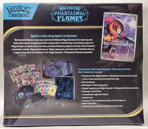 [100% Officiel] Boîte d'entraînement Elite Scellée PTCG Pokémon Flammes Fantasmiques - ME02 Cartes à Collectionner et à Échanger Cadeau - Product Image 3