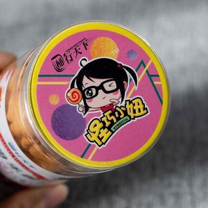 Etiquetas Adhesivas Circulares Personalizadas para Alimentos, con Dibujos Animados, Resistentes al Agua, Impresión de Etiquetas en Rollo con Logotipo de Marca Personalizada - Product Image 3