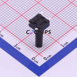 UK-B0228-G15-250 Tactile Switch SMD-4P,6x6mm Switch Single Pole Single Throw Round Button 2.5N Vertical Mount - Product Image 2