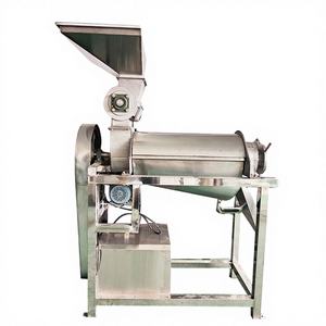 Grande machine commerciale en acier inoxydable motorisée à haute efficacité pour presser les jus de pomme, de gingembre et d'autres fruits, et extraire le lait de coco - Product Image 1