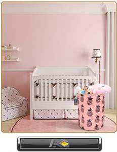 Waterproof Foldable Cotton <b>Storage</b> Bin Drawstring Style <b>Laundry</b> Basket Organizer Home Dirty Clothes Hamper Toy Bins Gift Basket - Product Image 2