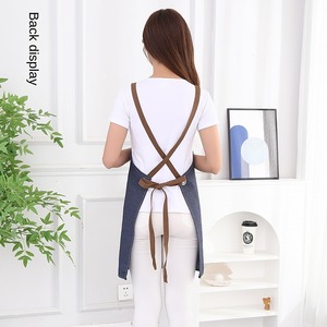 Vente chaude version coréenne personnalisée à la mode adulte hommes et femmes cuisine café magasin de thé au lait <span class=keywords><strong>tablier</strong></span> anti-salissure - Product Image 6