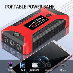 Sharmeal Fabricante OEM&ODM Arrancador de Coches 4 en 1 con Batería de Litio de 1500A, Power Bank Portátil y Arrancador de Batería para Coche - Product Image 4