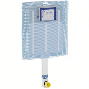 Cisterna empotrada Sigma 8 de 3-6 litros con sistema de doble descarga para inodoros de pared - Product Image 3