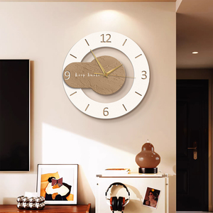 <span class=keywords><strong>Orologio</strong></span> <span class=keywords><strong>a</strong></span> Pendolo Nordico Silenzioso, Design Artistico Moderno e Semplice per Soggiorno e Ristorante, <span class=keywords><strong>Orologio</strong></span> al Quarzo alla Moda con Display <span class=keywords><strong>a</strong></span> Lancette - Product Image 1