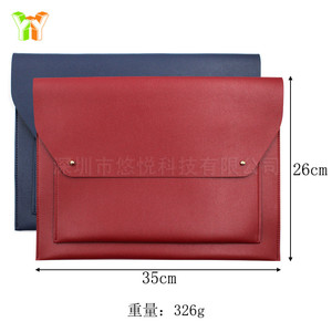Venta al por mayor de cremallera de cuero PU carpeta de archivos bolsa portátil caso organizador de documentos caso con 3 bolsillos para uso escolar - Product Image 6