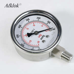 <span class=keywords><strong>100MM</strong></span>ステンレス鋼高圧真空圧力ゲージ-760-0mmHg 1/4 NPTラジアルボトム接続1/8 ~ 5/8in - Product Image 2