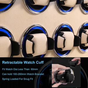 Estuches para Relojes Mecánicos de Cuero para 4 Relojes <span class=keywords><strong>Automáticos</strong></span>, Caja Giratoria con Pantalla Táctil LCD Inteligente - Product Image 4