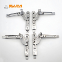 Accessoires de porte et fenêtre entièrement en aluminium, ensemble de poignées robustes, roulettes verrouillables, charnières durables, quincaillerie de remplacement