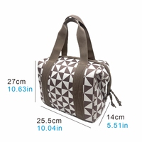 Bolsas de Almuerzo Aisladas de Neopreno con Logotipo Personalizado, Bolsa Térmica Reutilizable de Buena Calidad para Comida, para Oficina, Negocios, Regalo Promocional