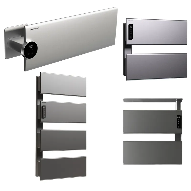 Hot Selling Q1-Q6 Large Panel Quick Drying Space Aluminum Towel Rack Intelligent Constant Temperature Timed Electric Towel Rack