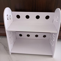 Étagère à livres en plastique moderne en forme de Z, 2, 3 ou 4 niveaux, pour bureau d'ordinateur, organisateur de bureau en PVC, étagère de rangement