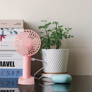 Gran oferta, mini ventilador de base portátil, luz recargable USB, ventilador de mano de refrigeración por aire, ventilador de ajuste de 3 velocidades, ventiladores prácticos portátiles - Product Image 2