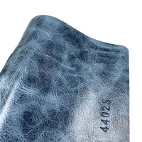Classic Shiny Oil Wax Vinyl Leather Fabric for Sofa