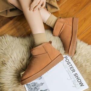 <span class=keywords><strong>Bottes</strong></span> <span class=keywords><strong>de</strong></span> <span class=keywords><strong>Neige</strong></span> Classiques Nouvelle Tendance pour Hommes, à Semelles Épaisses, Antidérapantes, en Coton <span class=keywords><strong>Grand</strong></span> Confort et Chaudes - Product Image 5
