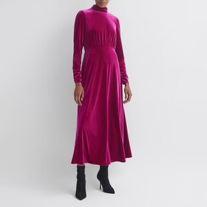 Magenta Long Sleeve Dresses - Elegant Women's Clothing