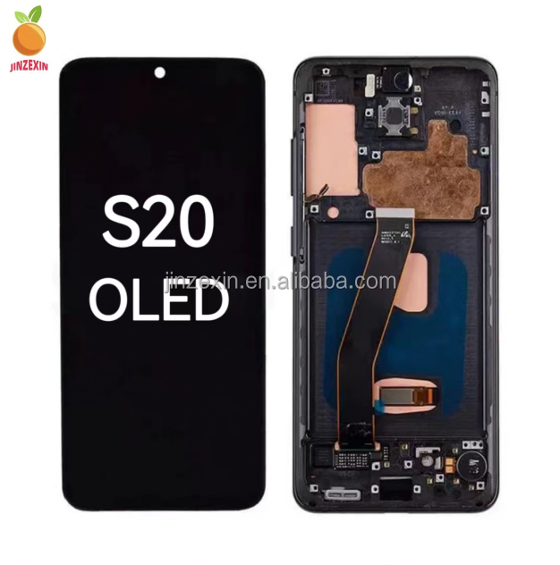 Wholesale OLED Lcds for Samsung Galaxy S20 Lcd Display Replacement Touch Screen for Samsung Galaxy S20 SM-G980 Lcd with Frame