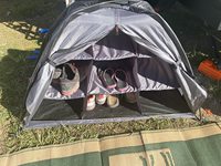Nouveau Style de tente extérieure et organisateur de Camping pour Camping-car pour le rangement du matériel et des accessoires de Camping avec 9 étagères de rangement