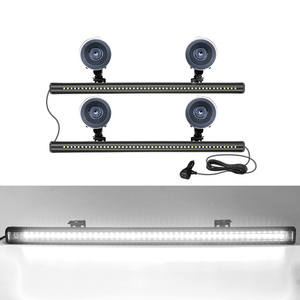 Yosovlamp Pare-brise avant et arrière <span class=keywords><strong>de</strong></span> voiture modifiés avec un à deux feux <span class=keywords><strong>de</strong></span> <span class=keywords><strong>barre</strong></span> longue ranger 48LED feux <span class=keywords><strong>de</strong></span> <span class=keywords><strong>toit</strong></span> d'avertissement - Product Image 6
