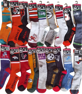 Grosir katun kustom olahraga Jacquard panjang kompresi tim atletik sepak bola kaus kaki Kru - Product Image 2