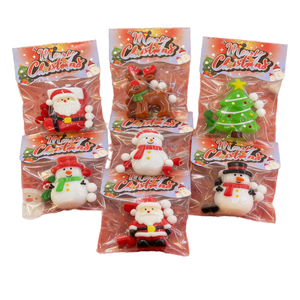 Jouets Squishy Taba de Noël en Gros : Père Noël, Renne, Sapin – Jouets Anti-Stress Souples en TPR, Cadeaux de Fêtes - Product Image 6