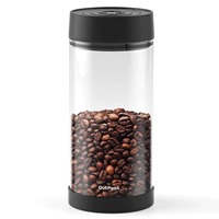 Nouvelle boîte à café sous vide automatique 1350 ml (17,6 oz) avec cuillère doseuse, conteneur de stockage de café en verre à commande unique