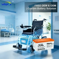 Batterie de fauteuil roulant LiFePO4 48V100AH 4.8KWh, nouvelle technologie LiFePO4, remplacement de la batterie au plomb-acide, longue durée de vie pour scooter pour personnes âgées