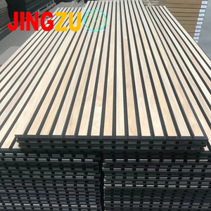 Panneaux acoustiques en bois MDF DIY <span class=keywords><strong>anti</strong></span>-bruit, diffuseurs, pour murs et plafonds, avec placage bois, prix entrepôt - Product Image 2