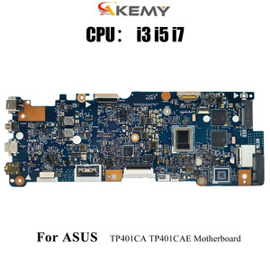 Placa base para portátil TP401CA para ASUS VivoBook Flip TP401C TP401CA TP401CAE placa base para portátil con I3 I5 <span class=keywords><strong>I7</strong></span> CPU 100% pruebas OK Stk - Product Image 2