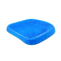 Coussin de siège en caoutchouc alvéolé pour voiture, amovible et lavable, personnalisable pour usage au bureau, ventilé, rafraîchissant, multifonctionnel