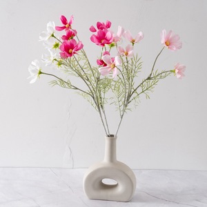 ดอกคอสมอสประดิษฐ์ CallaFloral ก้านเดี่ยว สีขาวชมพู สำหรับตกแต่งภายใน CL07001 - Product Image 2