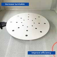 Machine de sablage manuelle 9060 avec plateau tournant pour pièces soudées en acier inoxydable, acrylique et alliage d'aluminium – Usine de sablage