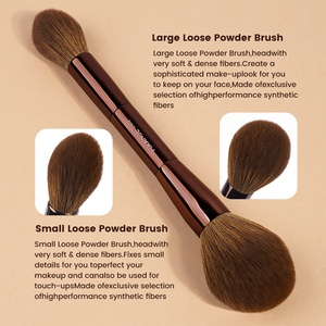 Ensemble de pinceaux de maquillage 7 pièces <span class=keywords><strong>pinceau</strong></span> visage à double extrémité <span class=keywords><strong>pour</strong></span> fond de teint <span class=keywords><strong>poudre</strong></span> Contour fond de teint sans cruauté ensemble de pinceaux de maquillage - Product Image 5