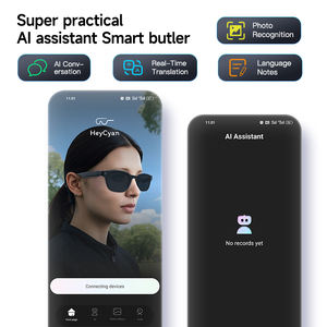 Nouvelles lunettes intelligentes AI avec caméra 8 millions de pixels 4K HD 800W avec assistant vocal enregistrement traducteur d'appel audio BT - Product Image 2