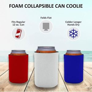 Fundas de Neopreno Personalizadas para Bebidas, Enfriadores de Latas de Cerveza Plegables, Aislantes para Latas, Portavasos - Product Image 3