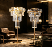 Centre de table de mariage RHD avec lustre pour mariages, support de centre de table pour mariage