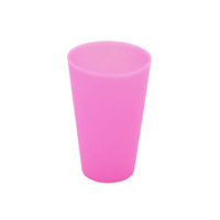 Gobelet à eau en silicone de qualité alimentaire multicolore de 480 ml, incassable, pour enfants, voyages, camping