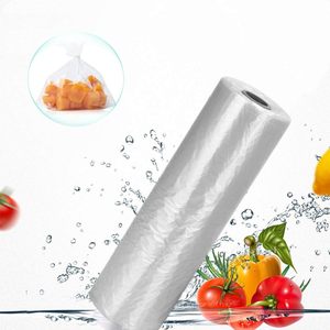 Sacs plats en PE transparents personnalisés avec logo, pour le stockage alimentaire, thermoscellables, en rouleau, pour fruits, pain, produits d'épicerie, imprimés en héliogravure, pour supermarchés - Product Image 1