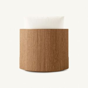 Cama de Pared Moderna de Madera Maciza con Tapicería de Tela para Dormitorio, Apartamento - Diseño de Lujo - Product Image 3