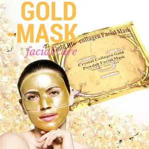 Maschera facciale di vendita calda maschera facciale di cristallo di collagene d'oro ricco di minerali all'ingrosso