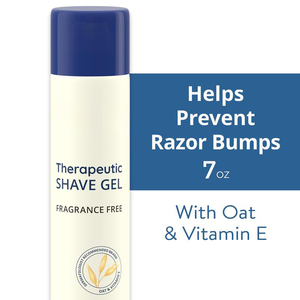 Gel à raser <span class=keywords><strong>Aveeno</strong></span> avec prébiotiques à l'avoine et vitamine E, sans parfum, pour peaux normales à sèches, prévient les boutons de rasoir et les irritations - Product Image 6