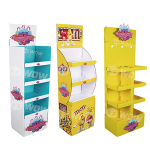 Tùy chỉnh siêu thị các tông sóng sô cô la Rack hiển thị các tông bán lẻ hiển thị khán đài - Product Image 4